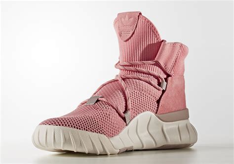 Adidas tubular white and pink